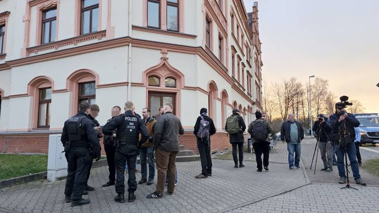 Demonstration Against Identitarian Movement 23 02 2024 Chemnitz