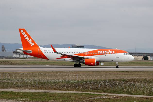 Easy Jet A On The Runway Symbolic Image Euroairport Basel Mulhouse