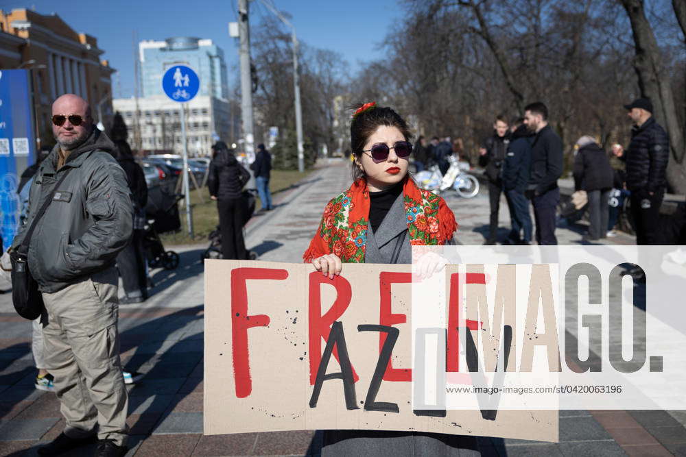 Rally Of Relatives Of The Azovstal Defenders In Kyiv Ukraine 10 Mar