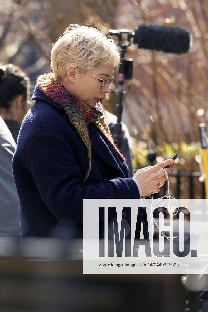 Michelle Williams Filming The FX Miniseries Dying For Sex In Tribeca