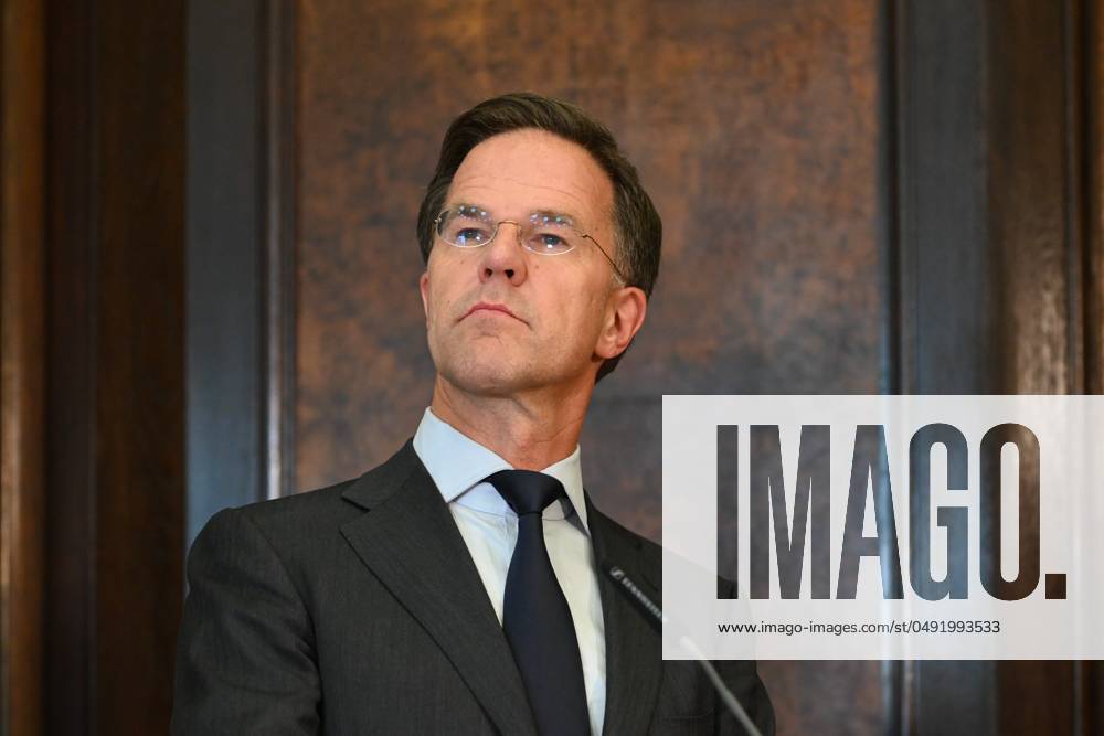 May Prague Czech Republic Dutch Prime Minister Mark Rutte