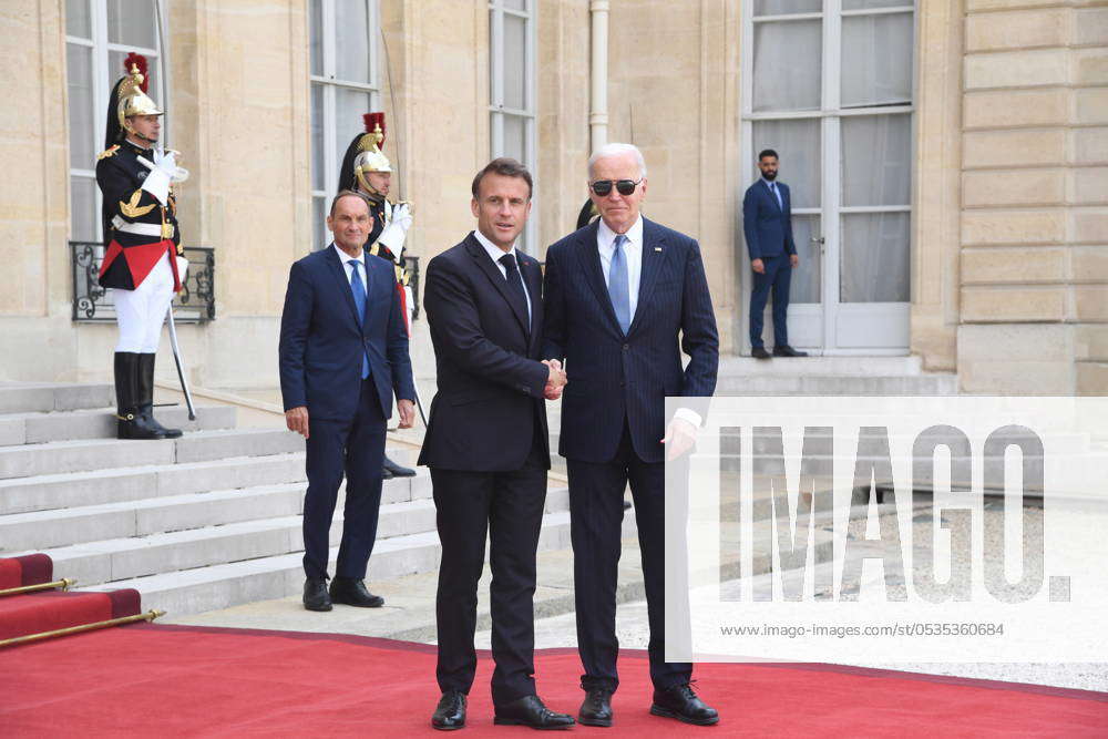 Le President De La Republique Emmanuel Macron Recoit En Visite DEtat De