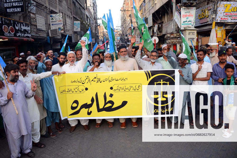 Hyderabad Pakistan Jun Activists Of Jamat E Islami Ji Are