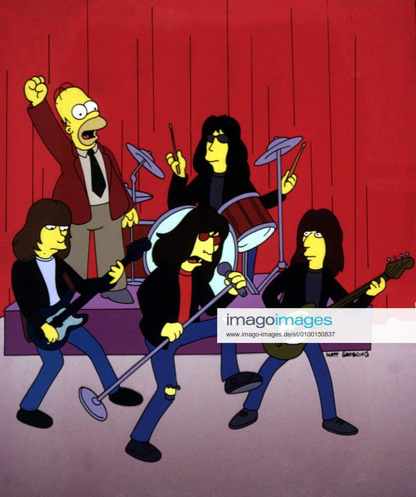 THE SIMPSONS, Homer Simpson, The Ramones, 1989-. TM and Copyright 20th Century Fox Film Corp. All rights reserved. Courtesy: Everett Collection 20thCentFox Courtesy Everett Collection !ACHTUNG AUFNAHMEDATUM GESCHÄTZT! PUBLICATIONXNOTxINxCANxCHNxFRAxITAxJPNxNORxPOLxRUSxESPxUKxUSA