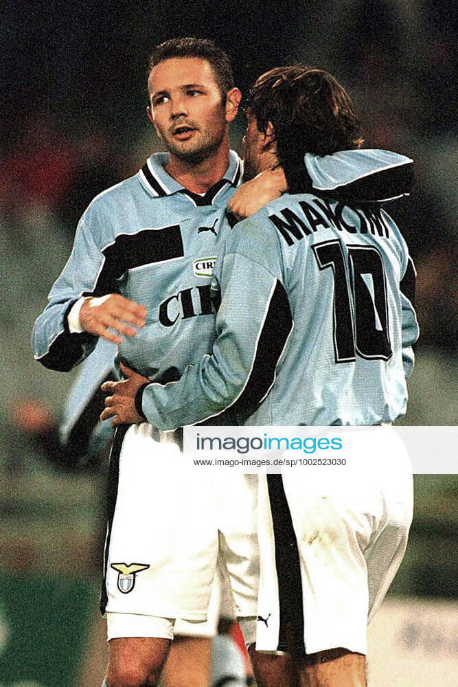 SINISA MIHAJLOVIC, ROBERTO MANCINI, Lazio, Serie A SERIE A 1998-99 LAZIO