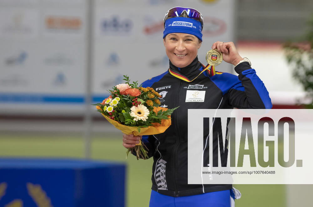 EISSCHNNELLLAUF Claudia PECHSTEIN on 29 10 2021 during the German championship single track in the Max Aicher Arena, Inzell, Germany Photo ERNST WUKITS