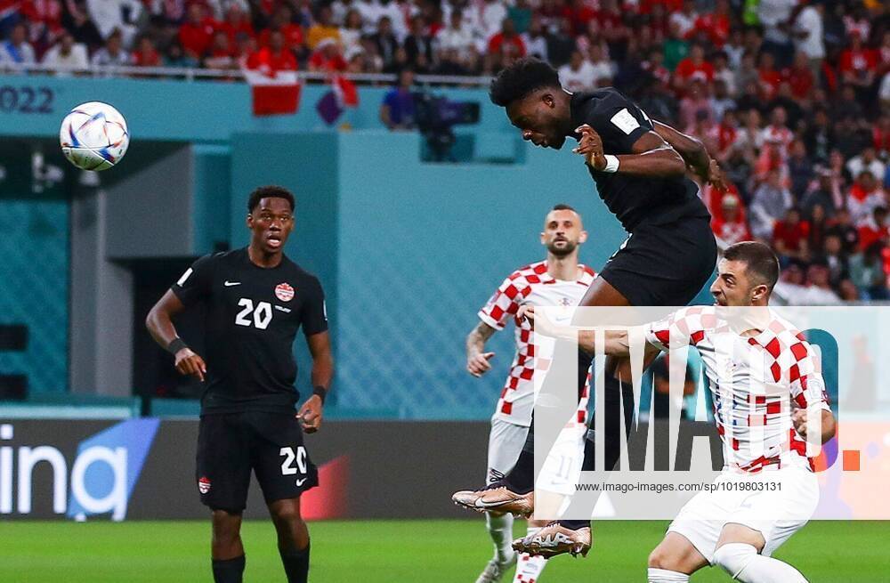 FIFA WM 2022, alle Tore Mandatory Credit: Photo by Kieran McManus Shutterstock (13634907j) Alphonso Davies of Canada scores 0-1 Croatia v Canada, FIFA World Cup, WM, Weltmeisterschaft, Fussball 2022, Group F, Football, Khalifa International Stadium, Ar-Rayyan, Qatar - 27 Nov 2022 Editorial Use Only Croatia v Canada, FIFA World Cup 2022, Group F, Football, Khalifa International Stadium, Ar-Rayyan, Qatar - 27 Nov 2022 Editorial Use Only