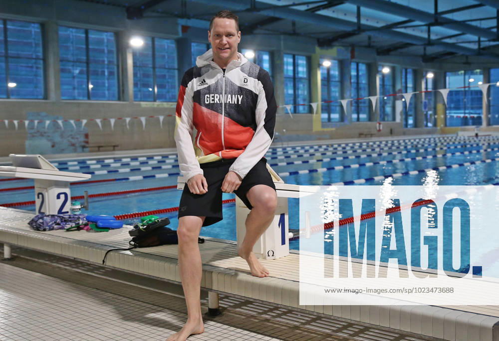 swimming shooting, Andreas Waschburger shooting, v l Andreas Waschburger in the outfit of the German national team Saarbrücken