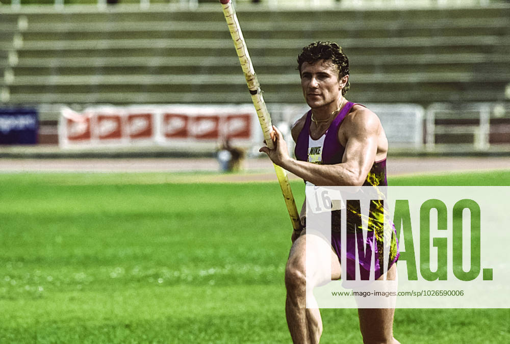 Track and Field Sergey Bubka Sergey Bubka (URS) during a photo shoot for Nike International Athletics in the Olympic Stadium,Estadi Olimpic Lluis Companys, Barcelona, Spain 1991 Barcelona Olympic Stadium, Estadi Olimpic Spain
