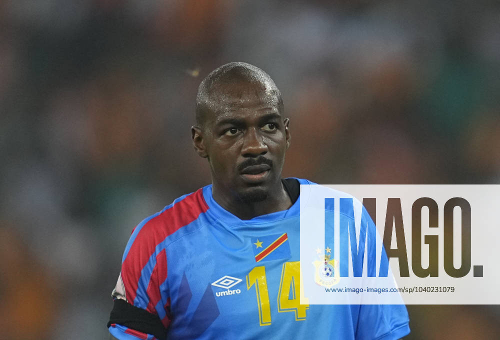 February 07 2024: Gael Romeo Kakuta Mambenga (DR Congo) looks on during a African Cup of Nations - Semifinal game, Ivory Coast vs DR Congo, at Alassane Ouattara Stadium, Abidjan, Ivory Coast. CSM Abidjan Ivory Coast - ZUMAc04_ 20240207_zma_c04_204