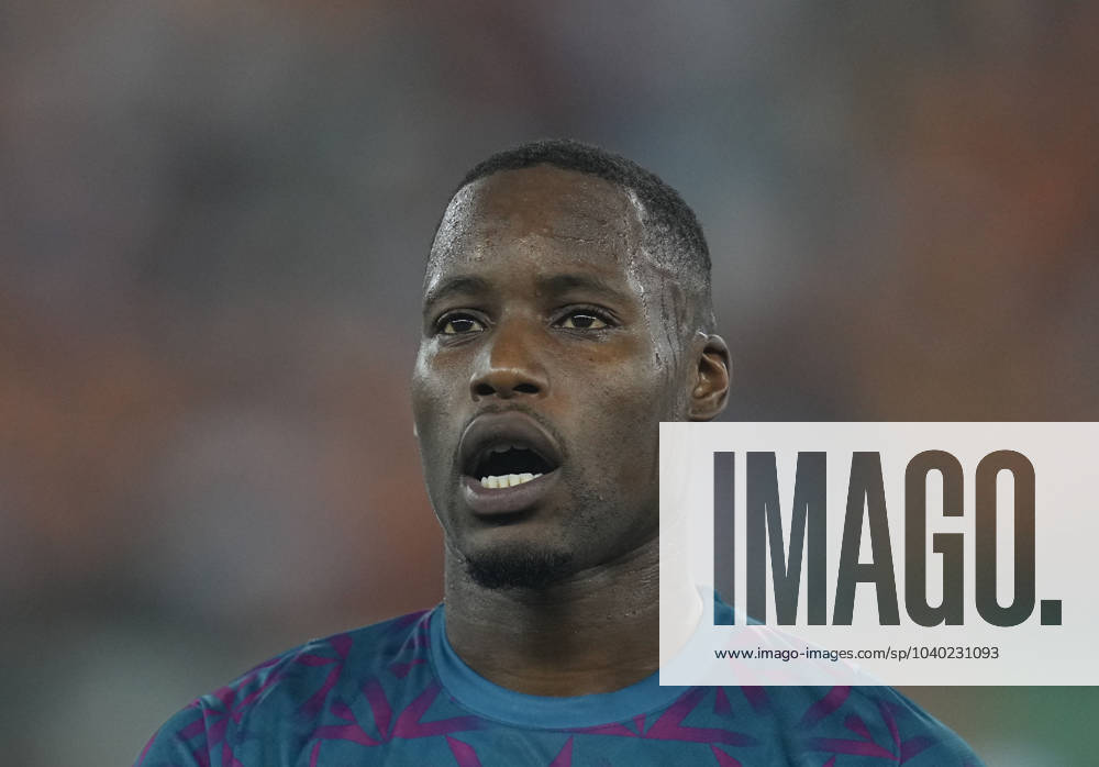 African Cup of Nations - Semifinal: Ivory Coast vs DR Congo 2024 February 07 2024: Lionel Mpasi Nzau (DR Congo) looks on during a African Cup of Nations - Semifinal game, Ivory Coast vs DR Congo, at Alassane Ouattara Stadium, Abidjan, Ivory Coast. Kim Price CSM (Credit Image: Â Kim Price Cal Media) Abidjan Abidjan Ivory Coast