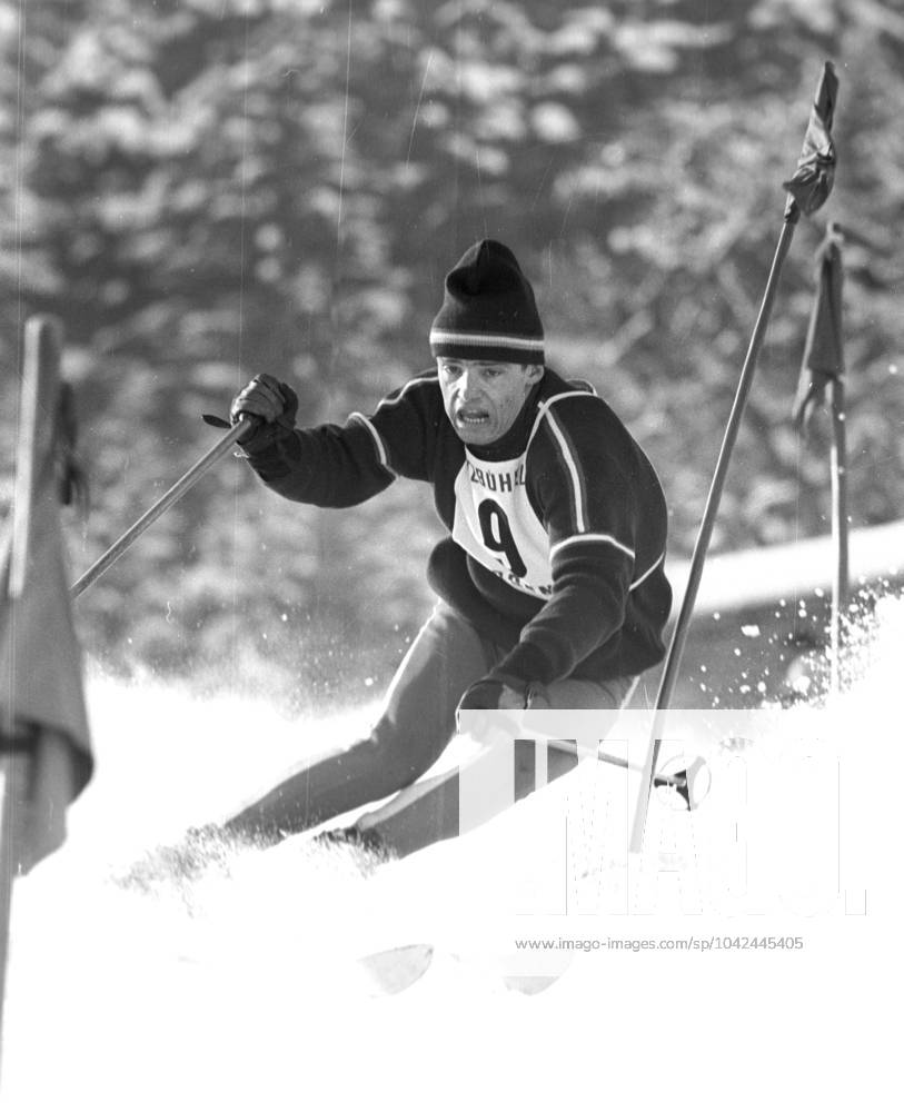 Hahnenkamm race in Kitzbühel 24 01 1965 Mens slalom Jean Claude Killy France HM