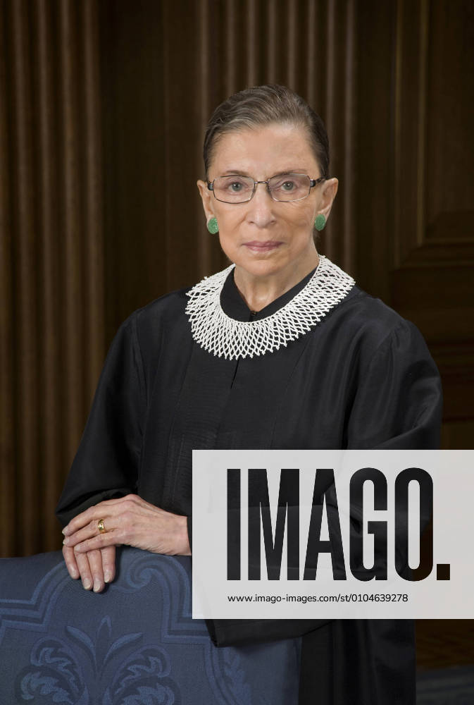 IMAGO ICONS: Ruth Bader Ginsburg September 18, 2020: Associate Justice to the US Supreme Court RUTH BADER GINSBURG died Friday at age 87 from complications of cancer. FILE PHOTO SHOT ON: October 8, 2010 - Washington, District of Columbia, U.S. - Supreme Court Justice Ruth Bader Ginsburg. Washington U.S. - ZUMAm67_ 20101008_zaf_m67_005