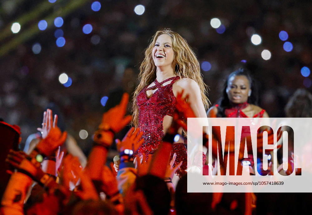 ENTER-MUS-SHAKIRA-GRAMMY-MUSEUM-MI Shakira performs during the Pepsi Super Bowl LIV Halftime Show at Hard Rock Stadium in Miami Gardens, Florida, on Feb. 2, 2020. (Al Diaz Miami Herald TNS) Miami Gardens FL USA