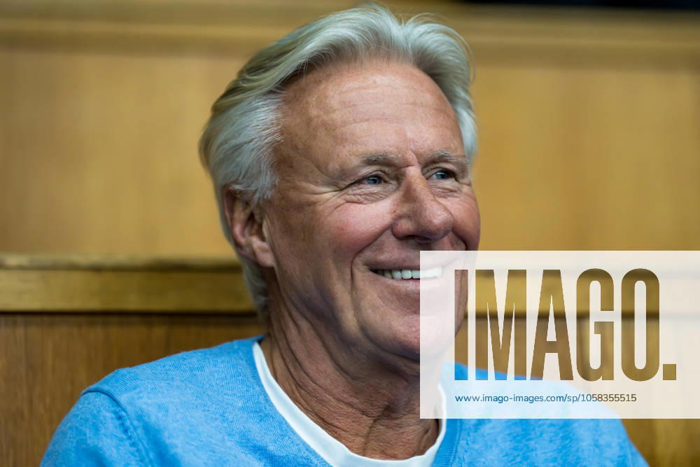 STOCKHOLM, SWEDEN 202250131 Björn Borg in the audience when Mikael Ymer Sweden meets Alex de Minaur Australia during Davis Cup at the Royal Tennis Hall in Stockholm STOCKHOLM SWEDEN