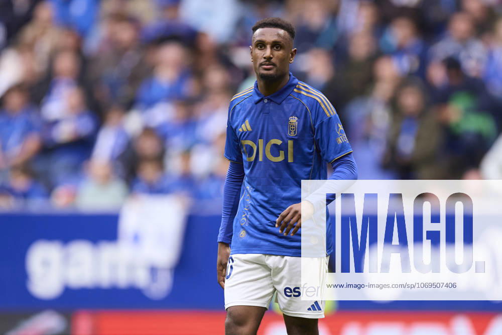 Real Oviedo v Rayo Vallecano - LaLiga EA Sports Haissem Hassan of Real Oviedo looks on during the LaLiga EA Sports match between Real Oviedo and Rayo Vallecano at Carlos Tartiere on November 23, 2025, in Oviedo, Spain. Oviedo Carlos Tartiere Asturias Spain RL_ROVvRAYV_000148