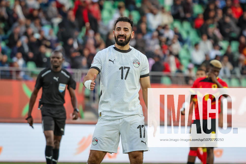 Soccer Africa Cup 2025, Preliminary Round 3 Matchday Angola vs Egypt CAF Africa Cup of Nations AFCON , Stadium Agadir Agadir, Morocco Mohanad Lasheen Egypt, 17
