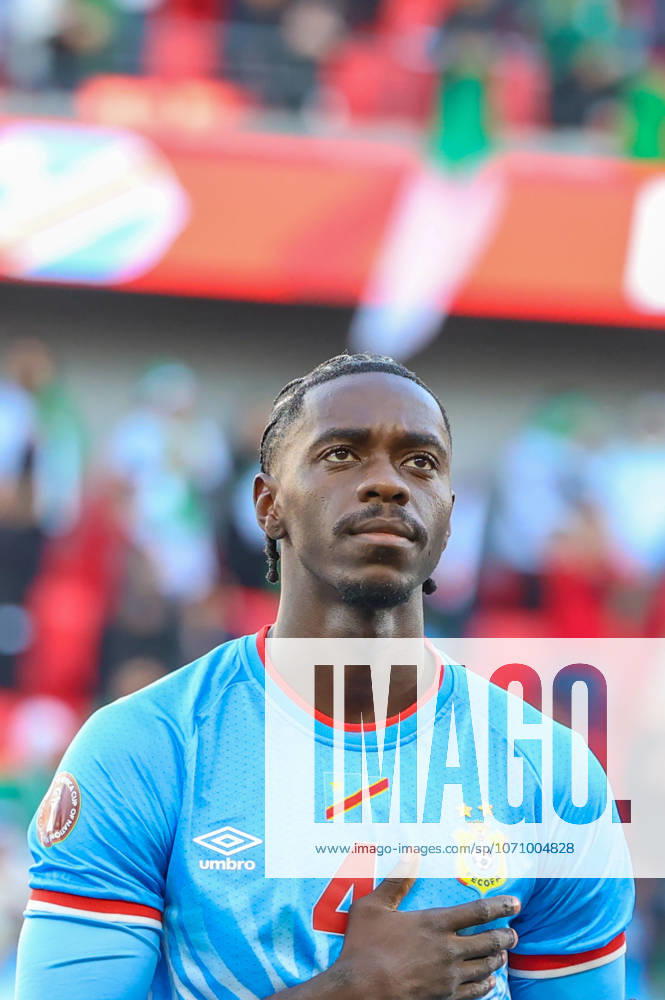 TotalEnergies CAF AFACON Morocco 2025 - Algeria - DR Congo -Stade Prince Moulay El Hassan - Rabat - Morocco Axel Tuanzebe of Democratic Republic of Congo looks on prior to the Africa Cup of Nations (CAN) 2025 Round 16 football match between Algeria and Democratic Republic of Congo at Stade Prince Moulay EL Hassan in Rabat on January 06, 2026.