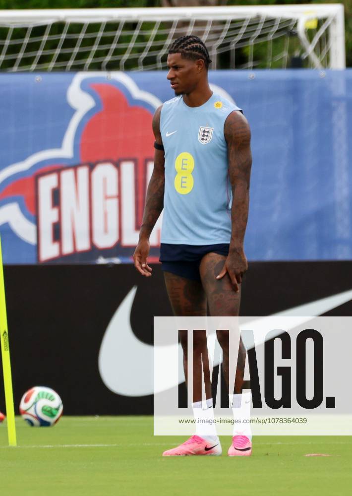 Marcus Rashford during a training session England Team Training, 2026 FIFA World Cup, WM, Weltmeisterschaft, Fussball Football, Palm Beach Gardens, Palm Beach, Florida, USA - 09 Jun 2026Florida Florida Blue Training Centre United States of America