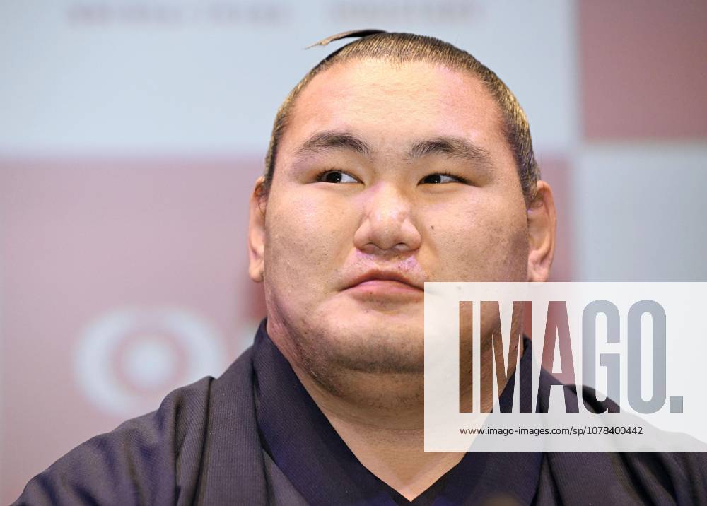 Sumo: Paris tournament Sumo grand champion Hoshoryu attends a press conference, PK, Pressekonferenz in Paris on June 11, 2026, ahead of a June 13-14 sumo tournament in the French capital. A14AA0005618388P