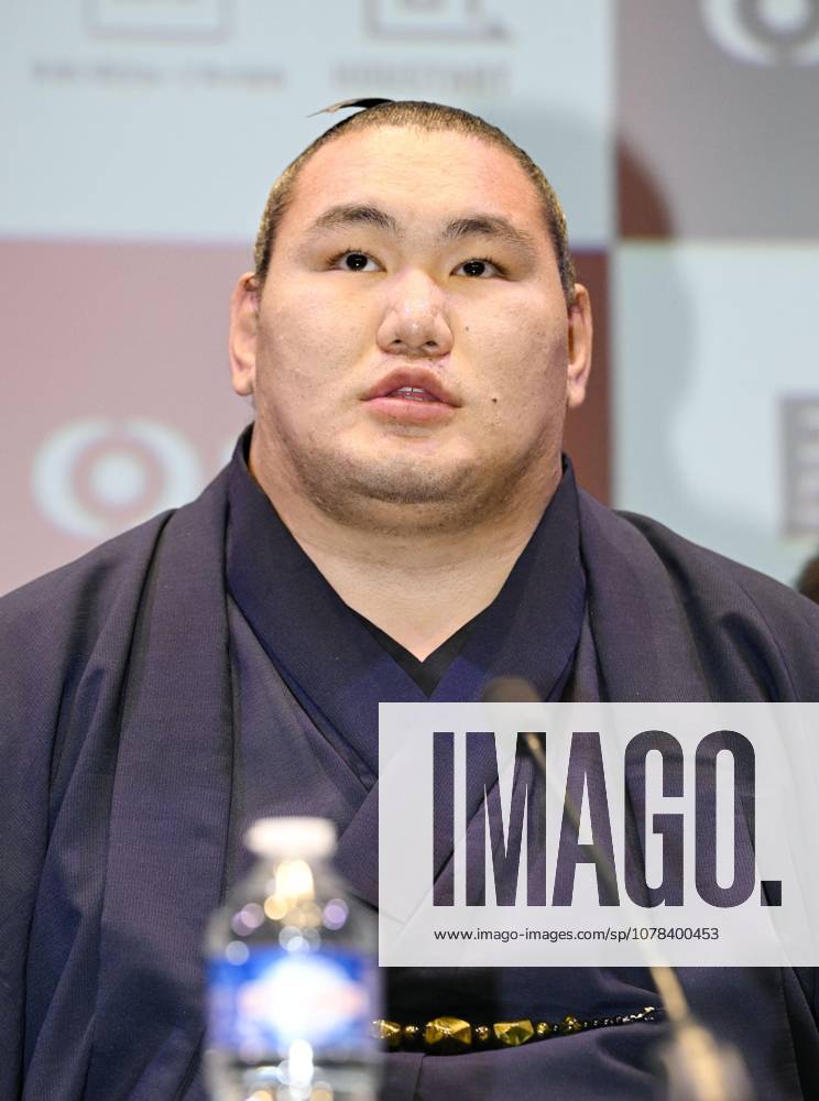 Sumo: Paris tournament Sumo grand champion Hoshoryu attends a press conference, PK, Pressekonferenz in Paris on June 11, 2026, ahead of a June 13-14 sumo tournament in the French capital. A14AA0005618389P