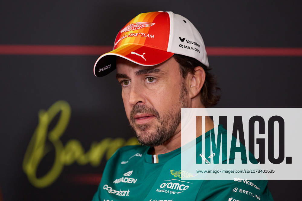 F1 Grand Prix of Barcelona-Catalunya - Previews Fernando Alonso of Spain and Aston Martin Aramco F1 Team attends the press conference, PK, Pressekonferenz during previews ahead of the F1 Grand Prix of Barcelona-Catalunya at Circuit de Barcelona-Catalunya on June 11, 2026, in Barcelona, Spain. Barcelona Circuit de Barcelona-Catalunya Catalunya Spain RL_F1GPBCN_2K26_000077
