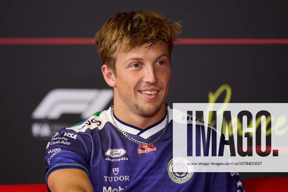 F1 Grand Prix of Barcelona-Catalunya - Previews Liam Lawson of New Zealand and Visa Cash App Racing Bulls Formula One Team attends the press conference, PK, Pressekonferenz during previews ahead of the F1 Grand Prix of Barcelona-Catalunya at Circuit de Barcelona-Catalunya on June 11, 2026, in Barcelona, Spain. Barcelona Circuit de Barcelona-Catalunya Catalunya Spain RL_F1GPBCN_2K26_000078