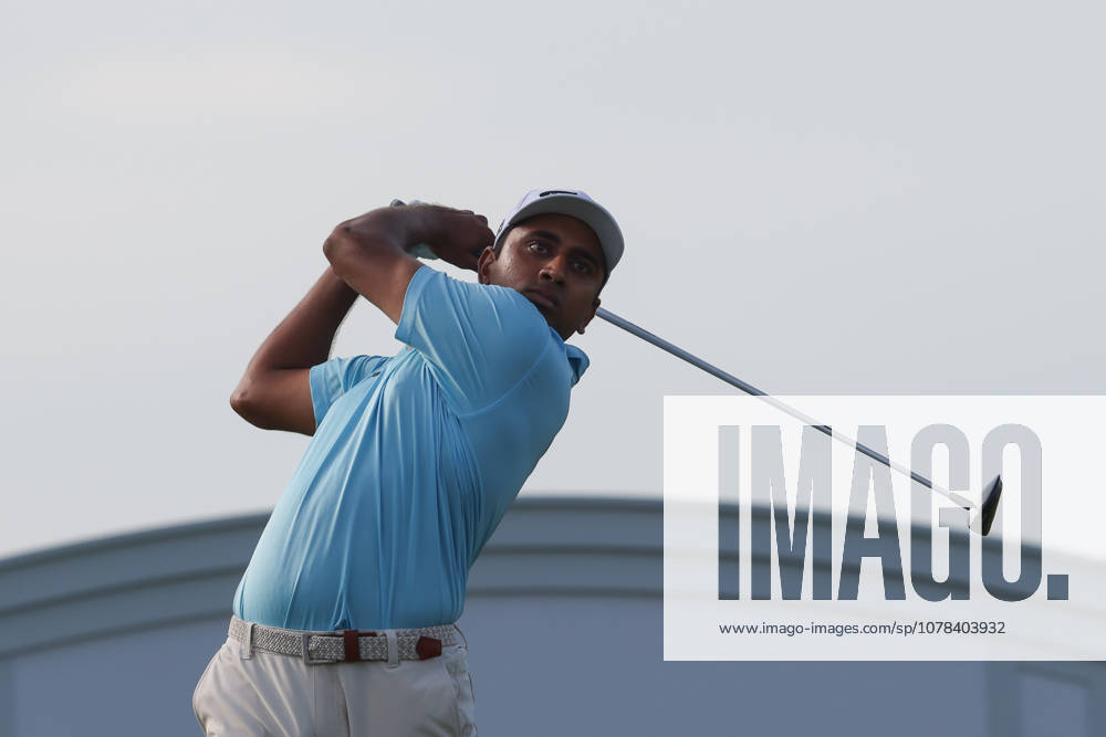 Sudarshan Yellamaraju of Canada tees off in round one during the RBC Canadian Open held at TPC Toronto at Osprey Valley in Caledon Ontario, Canada. CSM Caledon Canada - ZUMAc04_ 20260611_zma_c04_009