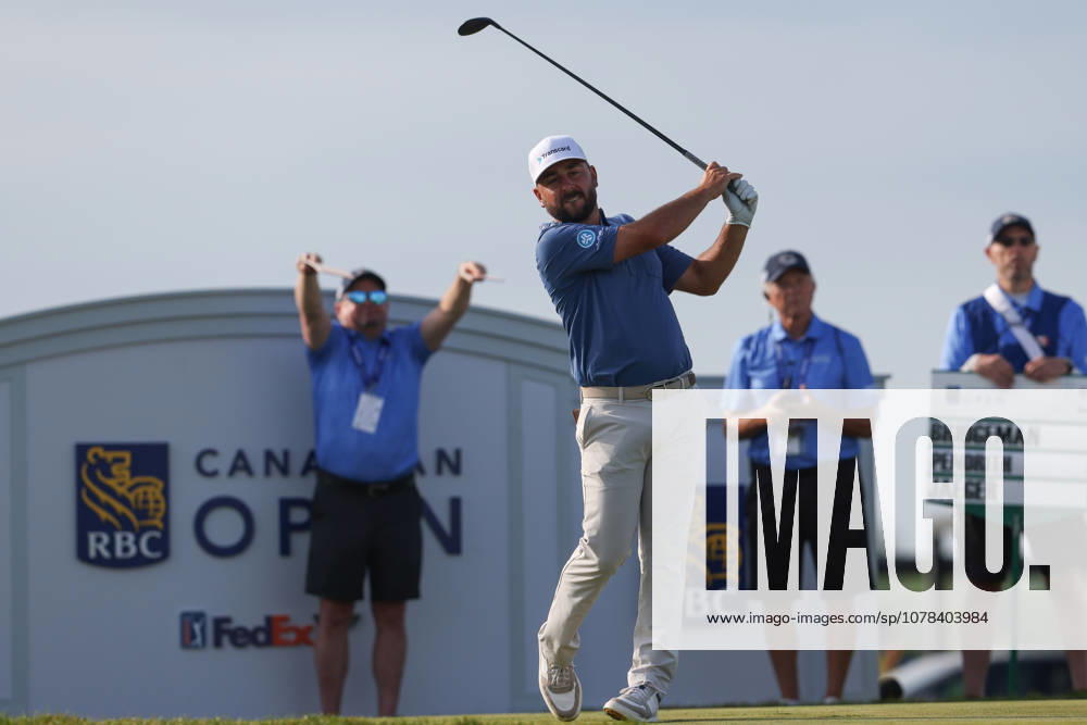 Stephan Jaeger of Germany tees off in round one during the RBC Canadian Open held at TPC Toronto at Osprey Valley in Caledon Ontario, Canada. CSM PGA, Golf Herren 2026: RBC Canadian Open Jun 11 - ZUMAc04_ 20260611_zma_c04_005