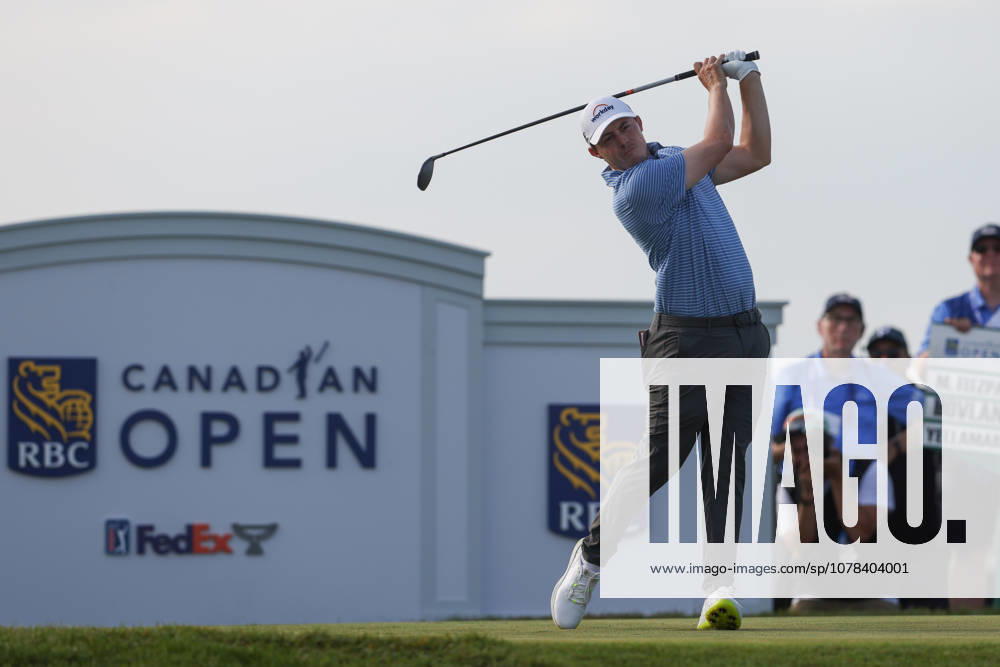 Matt Fitzpatrick tees off in round one during the RBC Canadian Open held at TPC Toronto at Osprey Valley in Caledon Ontario, Canada. CSM PGA, Golf Herren 2026: RBC Canadian Open Jun 11 - ZUMAc04_ 20260611_zma_c04_008