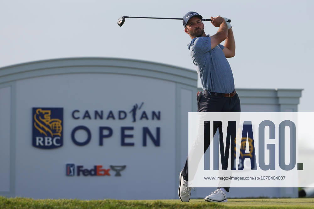 Denny McCarthy of United States of America tees off in round one during the RBC Canadian Open held at TPC Toronto at Osprey Valley in Caledon Ontario, Canada. CSM PGA, Golf Herren 2026: RBC Canadian Open Jun 11 - ZUMAc04_ 20260611_zma_c04_012