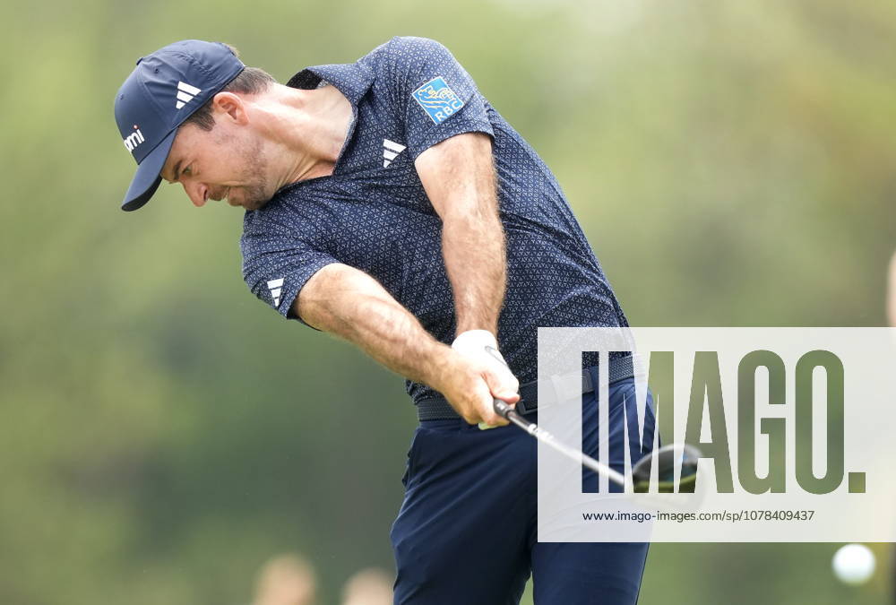 Canadian Nick Taylor hits his tee shot on the second hole during the Canadian Open in Caledon, Ont., on Thursday, June 11, 2026. Canada News - June 11, 2026 - ZUMAc35_ 20260611_zaf_c35_047