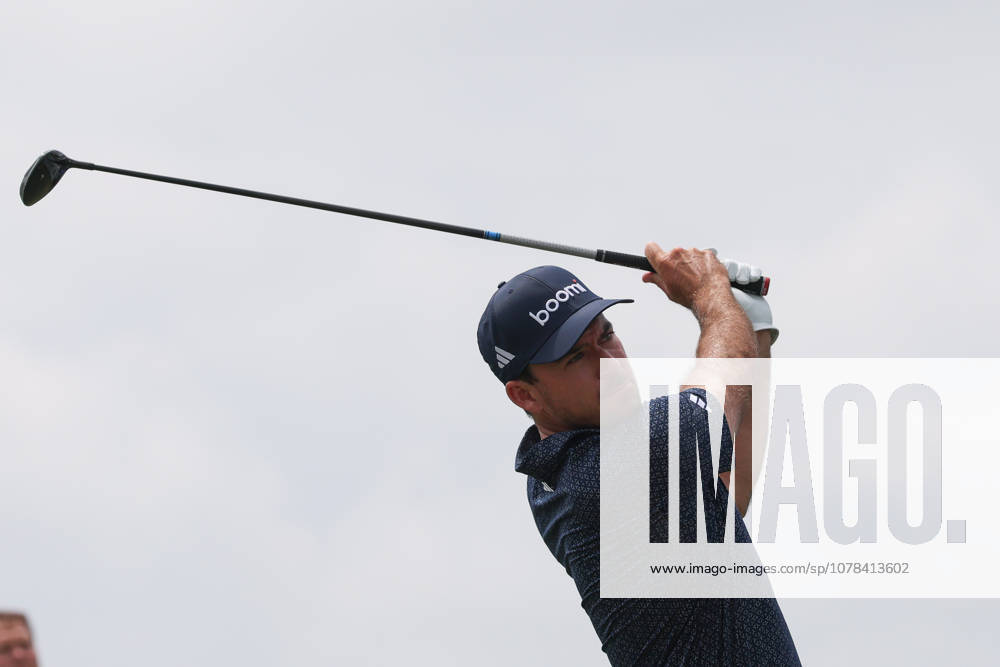Nick Taylor of Canada tees off during the RBC Canadian Open held at TPC Toronto at Osprey Valley in Caledon Ontario, Canada. CSM Caledon Canada - ZUMAc04_ 20260611_zma_c04_017