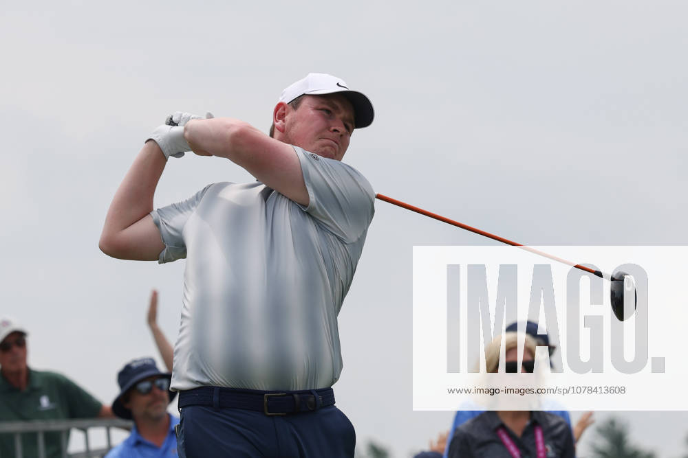 Robert MacIntyre of Scotland tees off during the RBC Canadian Open held at TPC Toronto at Osprey Valley in Caledon Ontario, Canada. CSM Caledon Canada - ZUMAc04_ 20260611_zma_c04_019