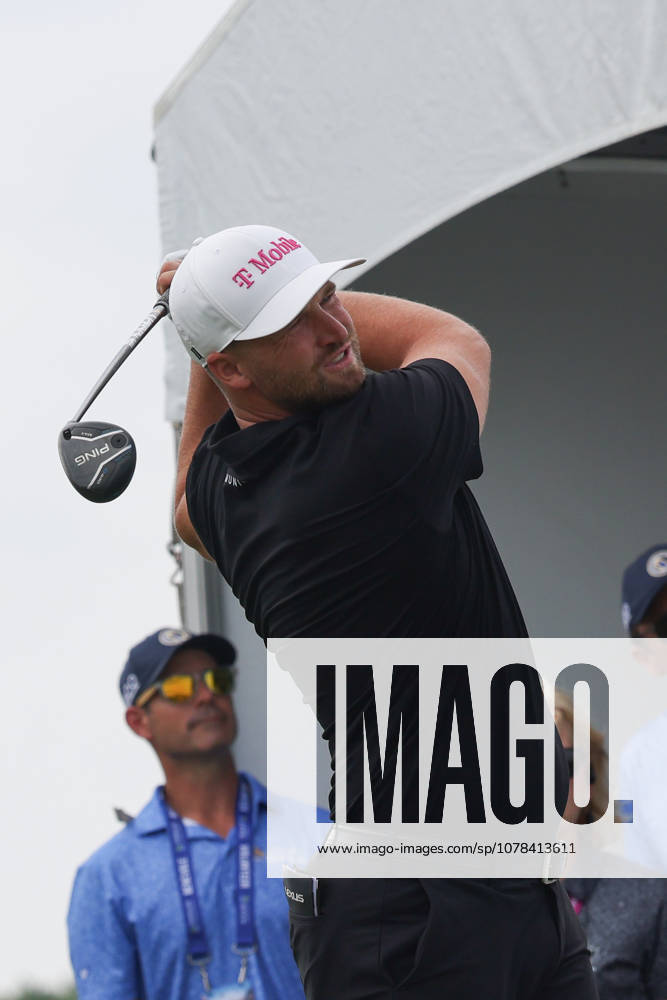 Wyndham Clark of United States tees off during the RBC Canadian Open held at TPC Toronto at Osprey Valley in Caledon Ontario, Canada. CSM Caledon Canada - ZUMAc04_ 20260611_zma_c04_020