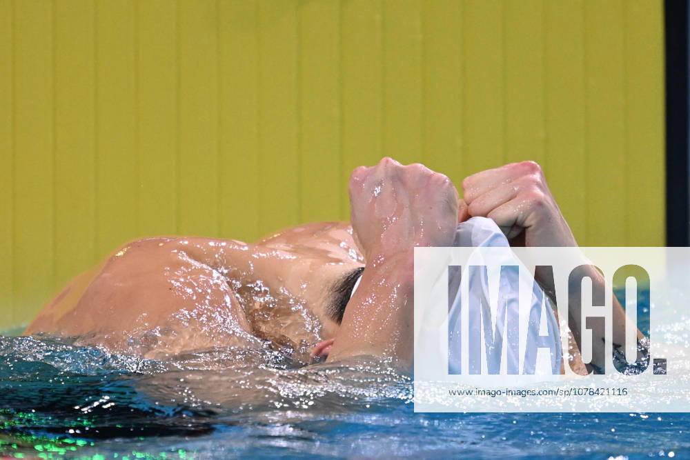 SWIMMING AUSTRALIAN TRIALS, Se-Bom Lee reacts after winning the Men s 200m Backstroke on day 5 of the 2026 Australian Swimming Trials at Sydney Olympic Park Aquatic Centre in Sydney, Friday, June 12, 2026. ( NO ARCHIVING, SYDNEY NEW SOUTH WALES AUSTRALIA