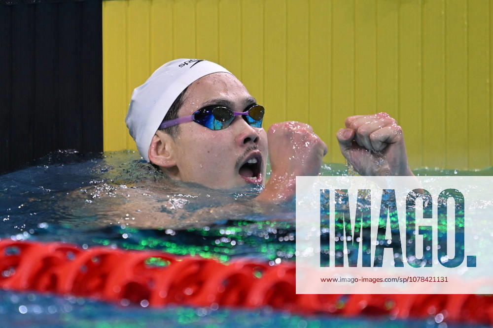 SWIMMING AUSTRALIAN TRIALS, Se-Bom Lee reacts after winning the Men s 200m Backstroke on day 5 of the 2026 Australian Swimming Trials at Sydney Olympic Park Aquatic Centre in Sydney, Friday, June 12, 2026. ( NO ARCHIVING, SYDNEY NEW SOUTH WALES AUSTRALIA