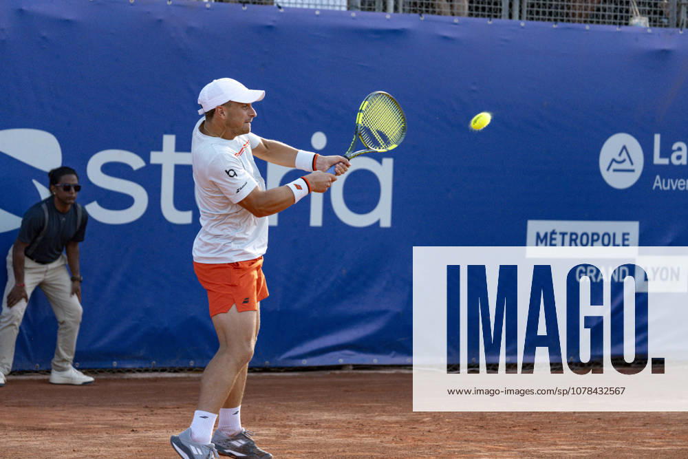 TENNIS : Open Sopra Steria - Lyon Villeurbanne 12 06 2026 Clément Tabur lors du tournoi de tennis ATP, Tennis Herren Challenger Tour, Open Sopra Steria à Lyon-Villeurbanne, le 12 06 2026. Photo Sandrine Thesillat PsNewZ