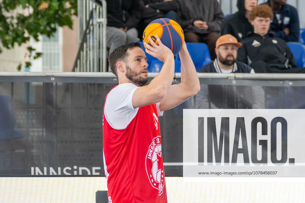 Hugo Suhard Team Toulouse, 40 throwing in Innside 3x3 Circus, basketball, group phase, D Sports, 13 06 2026 Innside 3x3 Circus, basketball, group phase, D Sports, 13 06 2026 Duesseldorf