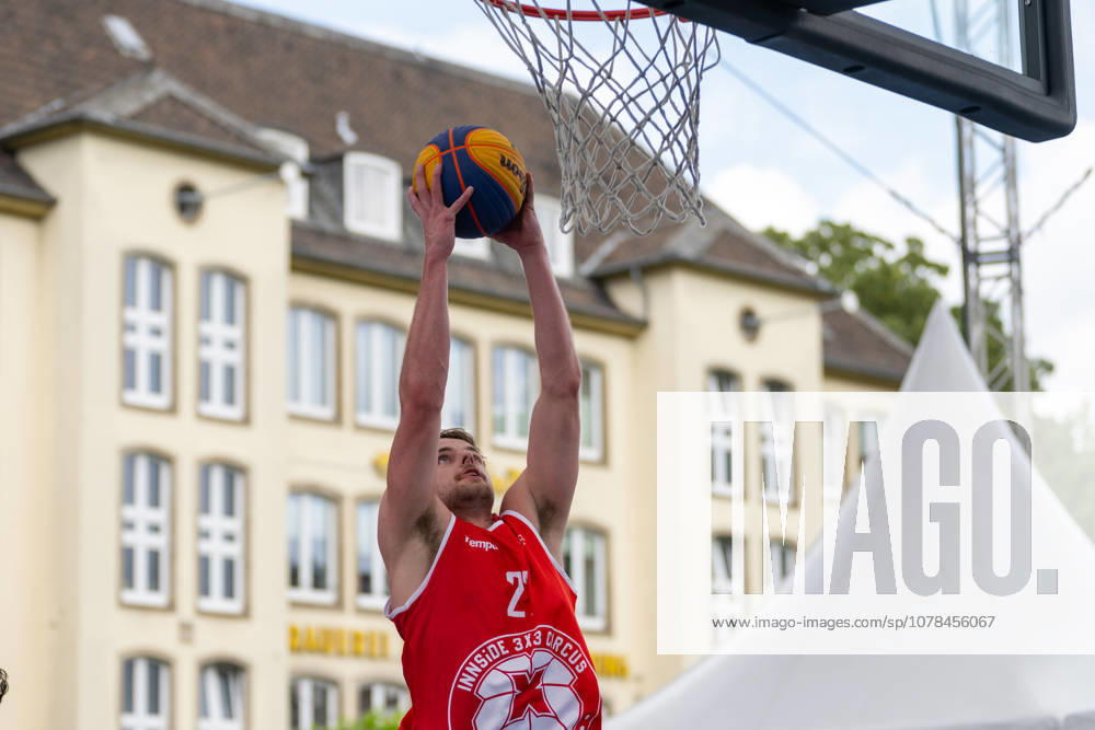 Bart van Schaik Team Utrecht, 27 goes to the basket Innside 3x3 Circus, basketball, group phase, D Sports, 13 06 2026 Innside 3x3 Circus, basketball, group phase, D Sports, 13 06 2026 Duesseldorf