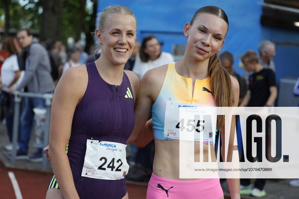 Athletics Merck Laufgala Pfungstadt TSV stadium with top runs here 800m run two runners under 2 minutes No. 242 Majtie KOLBERG LG Kreis Ahrweiler in 1 58 67 min and No. 455 Ziva Remic Slovenia 2009 in 1 59 64 min Pfungstadt Hessen Germany