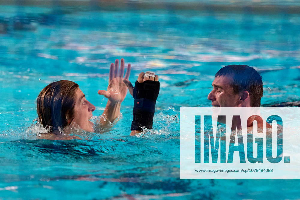 Zodiac CNAB players celebrate after winning the European Aquatics Mens Water polo, Wasserball Champions League gold‘medal match against Pro Recco at the National Pool, Tal‘Qroqq, Malta, on 13 June 2026. Zodiac CNAB v Pro Recco - Mens Water Polo Men Champions League 2026 Final; EA_CL_2026_MLT