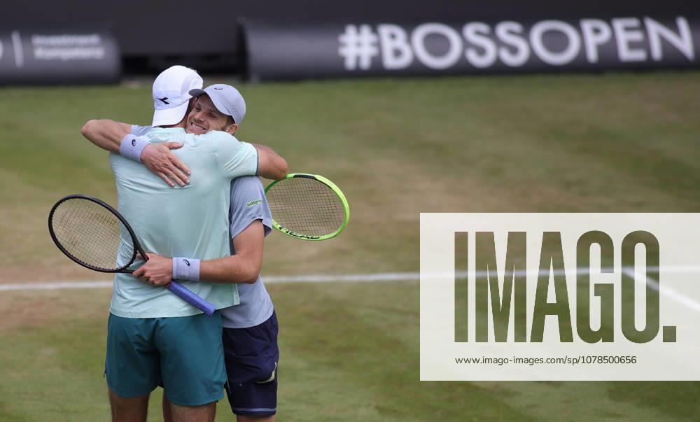 Boss Open 2026, ATP Tour 250 Stuttgart, TTC Weissenhof, Tennis, Sport, in the picture doubles final 2026 at Boss Open, Jan Lennard Struff GER and Yannick Hanfmann GER winner