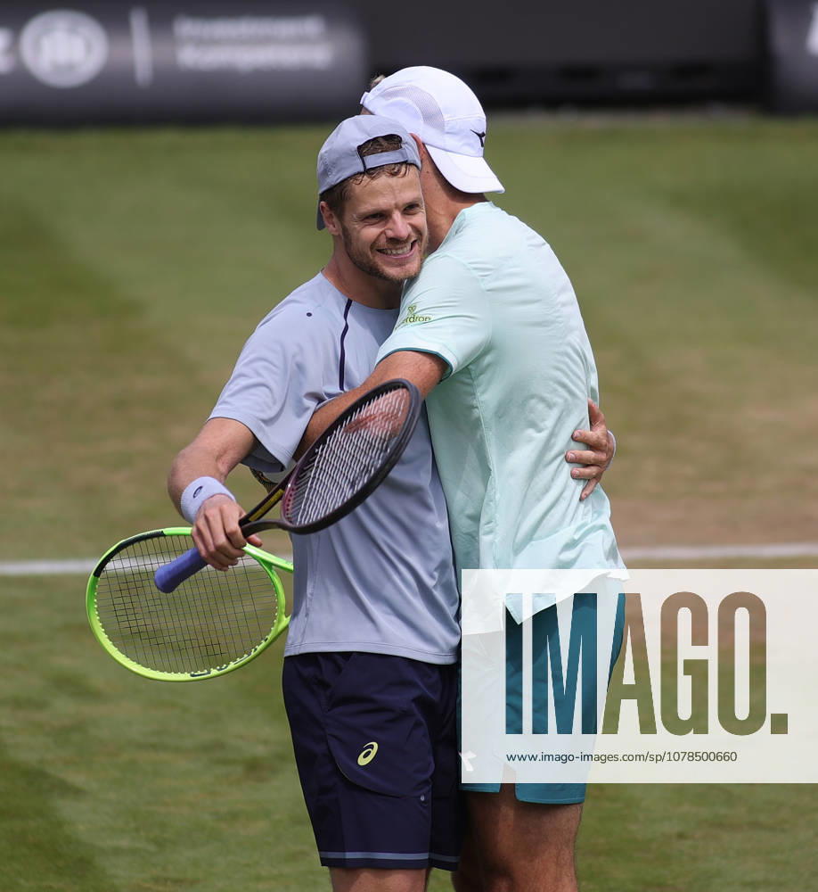 Boss Open 2026, ATP Tour 250 Stuttgart, TTC Weissenhof, Tennis, Sport, in the picture doubles final 2026 at Boss Open, Jan Lennard Struff GER and Yannick Hanfmann GER winner