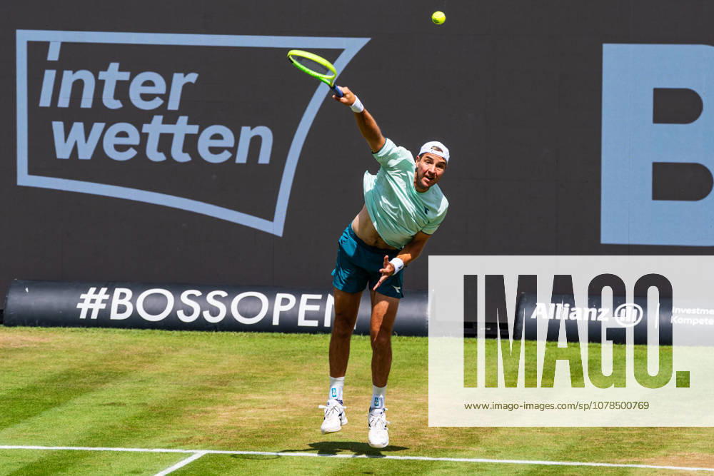 Jan-Lennard Struff (GER) during the Singles Final Match between Daniil Glinka (EST) and Stefanos Sakellaridis (GRC) vs. Yannik Hanfmann (GER) and Jan-Lennard Struff (GER) at BOSS OPEN 2026, Tennisanlage Weissenhof on June 14, 2026 in Stuttgart, Germany. Baden-Württemberg Germany