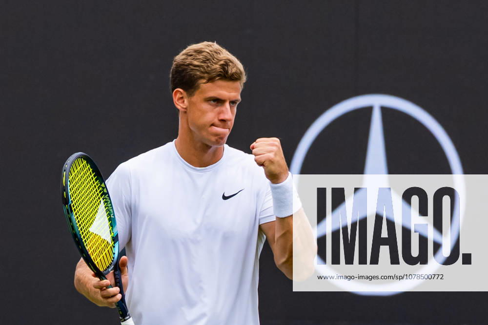 Daniil Glinka (EST) during the Singles Final Match between Daniil Glinka (EST) and Stefanos Sakellaridis (GRC) vs. Yannik Hanfmann (GER) and Jan-Lennard Struff (GER) at BOSS OPEN 2026, Tennisanlage Weissenhof on June 14, 2026 in Stuttgart, Germany. Baden-Württemberg Germany