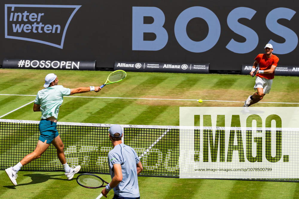 Jan-Lennard Struff (GER) during the Singles Final Match between Daniil Glinka (EST) and Stefanos Sakellaridis (GRC) vs. Yannik Hanfmann (GER) and Jan-Lennard Struff (GER) at BOSS OPEN 2026, Tennisanlage Weissenhof on June 14, 2026 in Stuttgart, Germany. Baden-Württemberg Germany