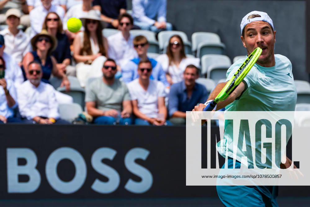 Jan-Lennard Struff (GER) during the Singles Final Match between Daniil Glinka (EST) and Stefanos Sakellaridis (GRC) vs. Yannik Hanfmann (GER) and Jan-Lennard Struff (GER) at BOSS OPEN 2026, Tennisanlage Weissenhof on June 14, 2026 in Stuttgart, Germany. Baden-Württemberg Germany