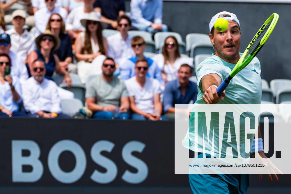 Jan-Lennard Struff (GER) during the Doubles Final Match between Daniil Glinka (EST) and Stefanos Sakellaridis (GRC) vs. Yannik Hanfmann (GER) and Jan-Lennard Struff (GER) at BOSS OPEN 2026, Tennisanlage Weissenhof on June 14, 2026 in Stuttgart, Germany. Baden-Württemberg Germany