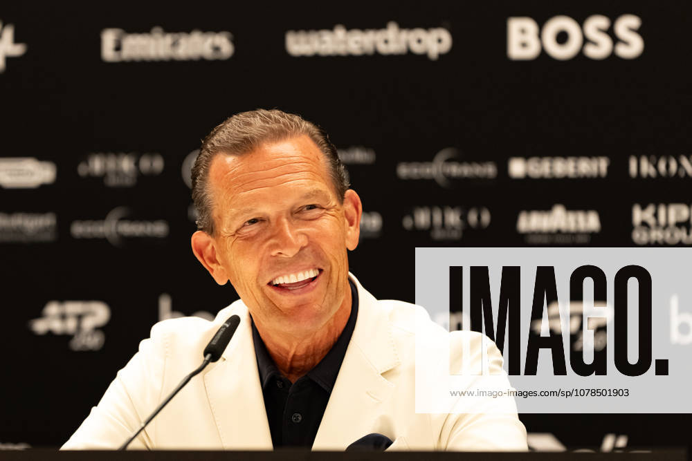 Daniel Grieder (CEO Hugo Boss AG) during the closing Pressconference at BOSS OPEN 2026, Tennisanlage Weissenhof on June 14, 2026 in Stuttgart, Germany. Baden-Württemberg Germany